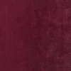 red plain velvet-chenille fabric from Designers Guild