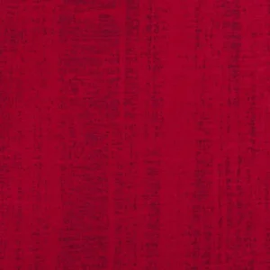 red plain velvet-chenille fabric from Designers Guild