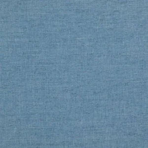blue plain woven fabric from Designers Guild