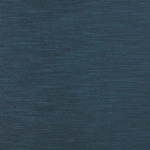 blue plain silk-satin fabric from Designers Guild