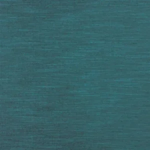 blue plain silk-satin fabric from Designers Guild