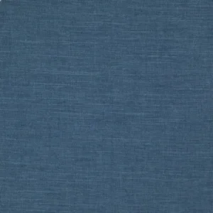 blue plain silk-satin fabric from Designers Guild