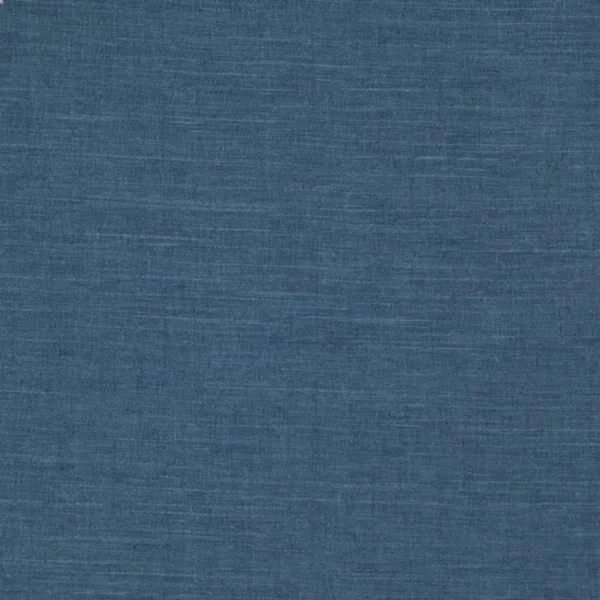 Mirissa Fabric - Denim by blue plain silk-satin fabric from Designers Guild