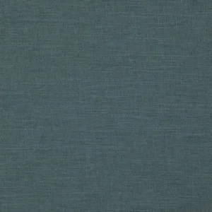 blue plain silk-satin fabric from Designers Guild