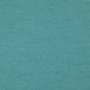 blue plain silk-satin fabric from Designers Guild