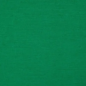 green plain silk-satin fabric from Designers Guild