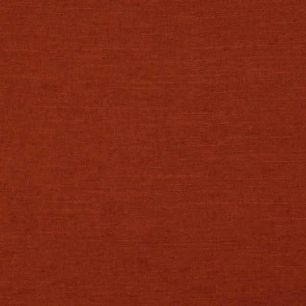 Mirissa Fabric - Russet by red plain silk-satin fabric from Designers Guild