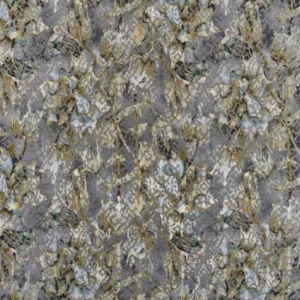 multicolour botanical velvet-chenille fabric from Designers Guild
