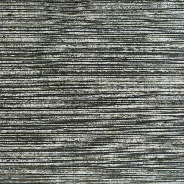 Kumana Fabric - Carbon by black-grey plain woven fabric from Designers Guild