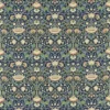 blue botanical cotton fabric from William Morris & Co