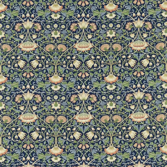 Lodden Fabric - Indigo / Mineral swatch