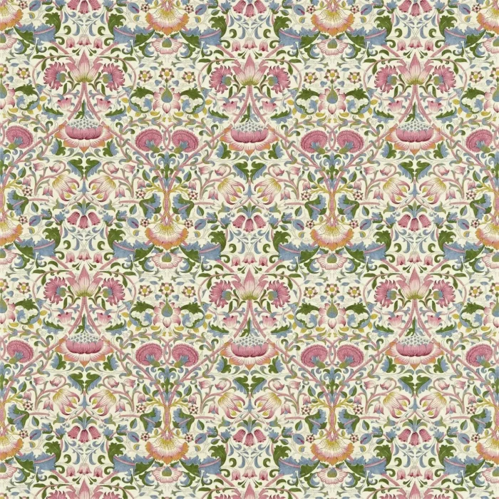Lodden Fabric - Blush / Woad swatch