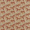 orange botanical cotton fabric from William Morris & Co