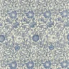 blue botanical linen fabric from William Morris & Co