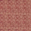 red botanical linen fabric from William Morris & Co