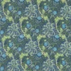 blue botanical cotton fabric from William Morris & Co