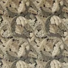 black-grey botanical velvet-chenille fabric from William Morris & Co
