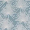 black-grey botanical cotton fabric from Romo