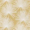 yellow botanical cotton fabric from Romo