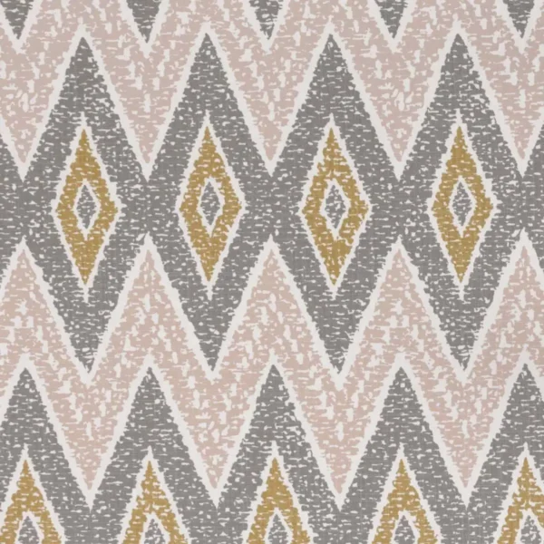 multicolour geometric cotton fabric from Romo