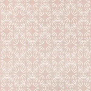 pink geometric cotton fabric from Romo
