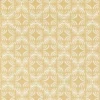 yellow geometric cotton fabric from Romo