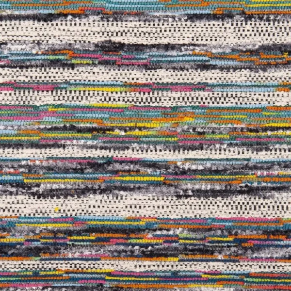 multicolour striped cotton fabric from Designers Guild