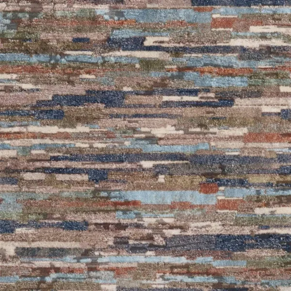 neutral striped velvet-chenille fabric from Designers Guild