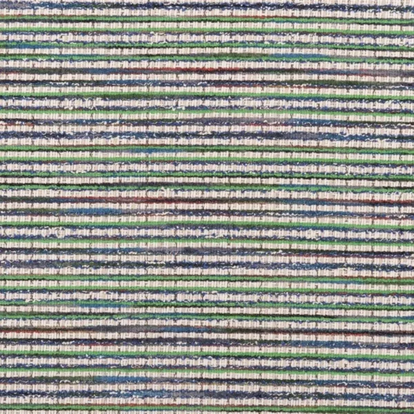 multicolour striped cotton fabric from Designers Guild