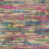 multicolour striped velvet-chenille fabric from Designers Guild
