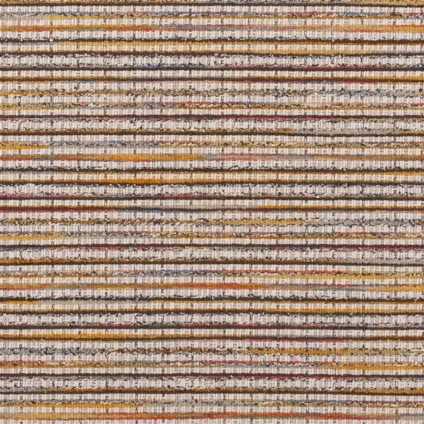 orange striped cotton fabric from Designers Guild