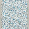 blue botanical printed fabric from Designers Guild