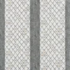 black-grey geometric cotton fabric from Designers Guild