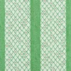 green geometric cotton fabric from Designers Guild