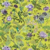 green botanical linen fabric from Designers Guild