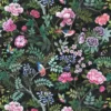 green botanical printed fabric from Designers Guild