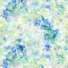 blue botanical cotton fabric from Designers Guild