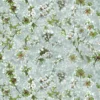 green botanical cotton fabric from Designers Guild