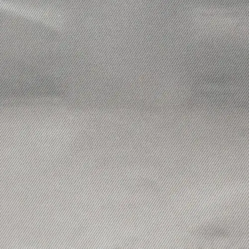 Satinato Fabric - Silver by black-grey plain silk-satin fabric from Designers Guild