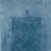 blue plain velvet-chenille fabric from Designers Guild