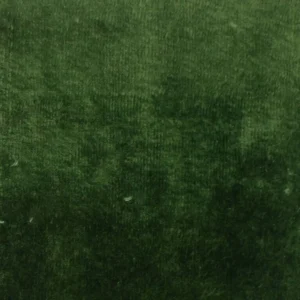 green plain velvet-chenille fabric from Designers Guild