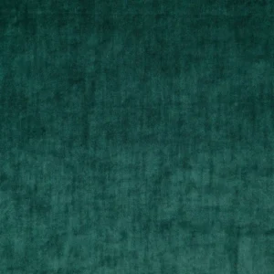 green plain velvet-chenille fabric from Designers Guild