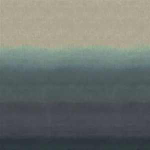 blue plain voile-sheer fabric from Designers Guild