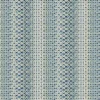 blue geometric linen fabric from Designers Guild
