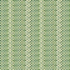 green geometric linen fabric from Designers Guild