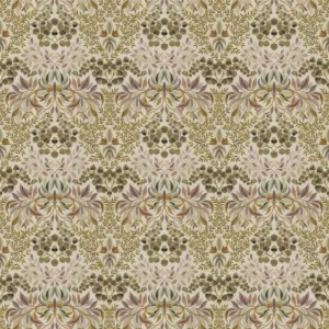 neutral botanical cotton fabric from Designers Guild