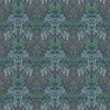 black-grey botanical velvet-chenille fabric from Designers Guild