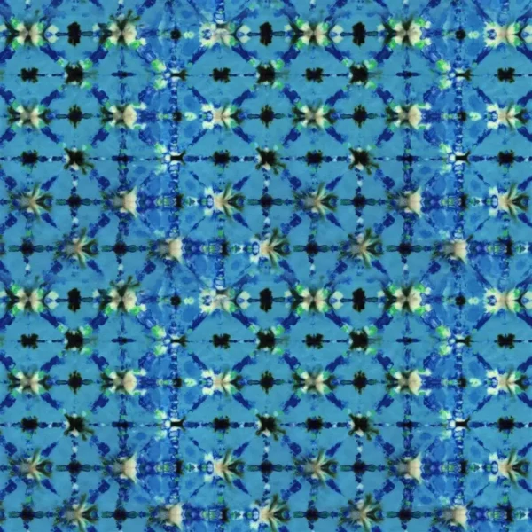 Shibori Fabric - Cobalt by blue misc cotton fabric from Designers Guild