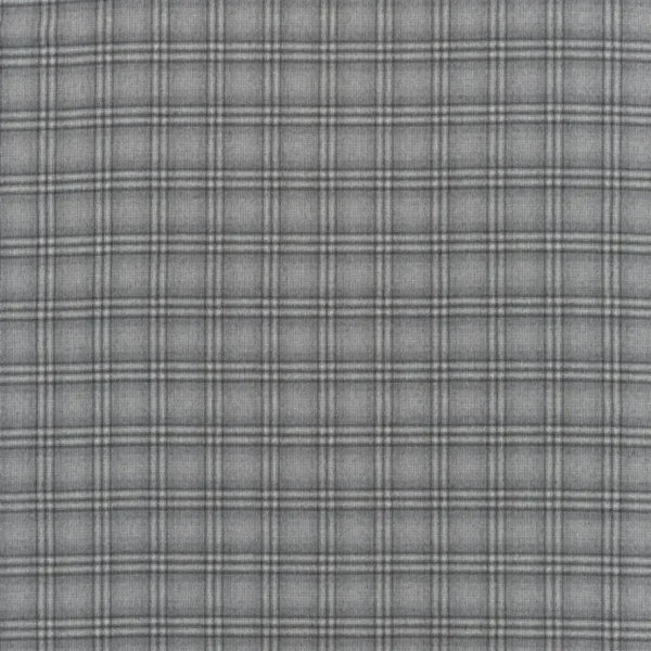 Delamere Fabric - Graphite by black-grey checked woolen fabric from Designers Guild