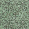 green traditional printed fabric from Designers Guild